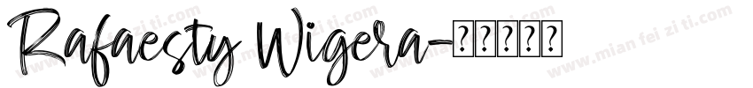 Rafaesty Wigera字体转换